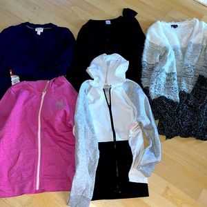 Girl sweaters size 10-12